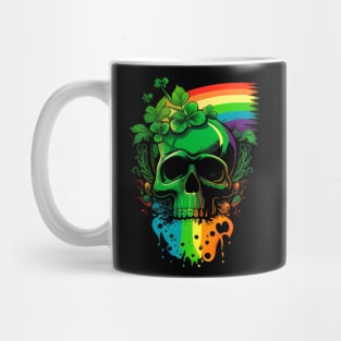 Rainbow skull Mug